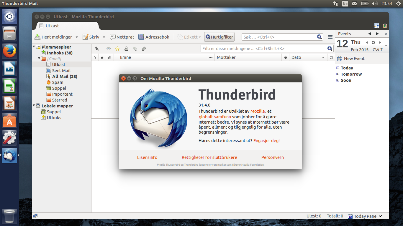 Mozilla thunderbird настройка уведомлений